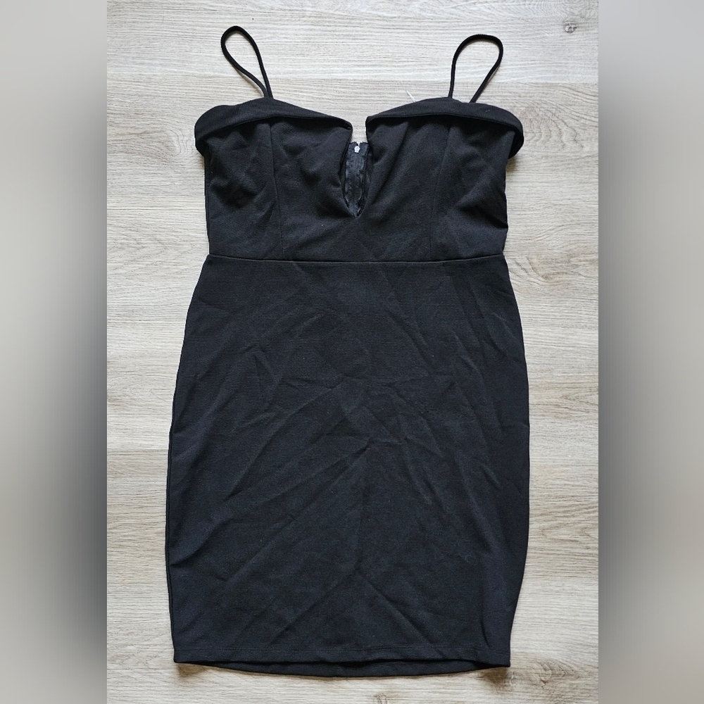 Charlotte Russe Black Bodycon Mini Dress – XL